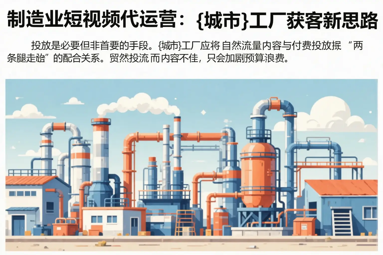 制造业短视频代运营：杨浦工厂获客新思路