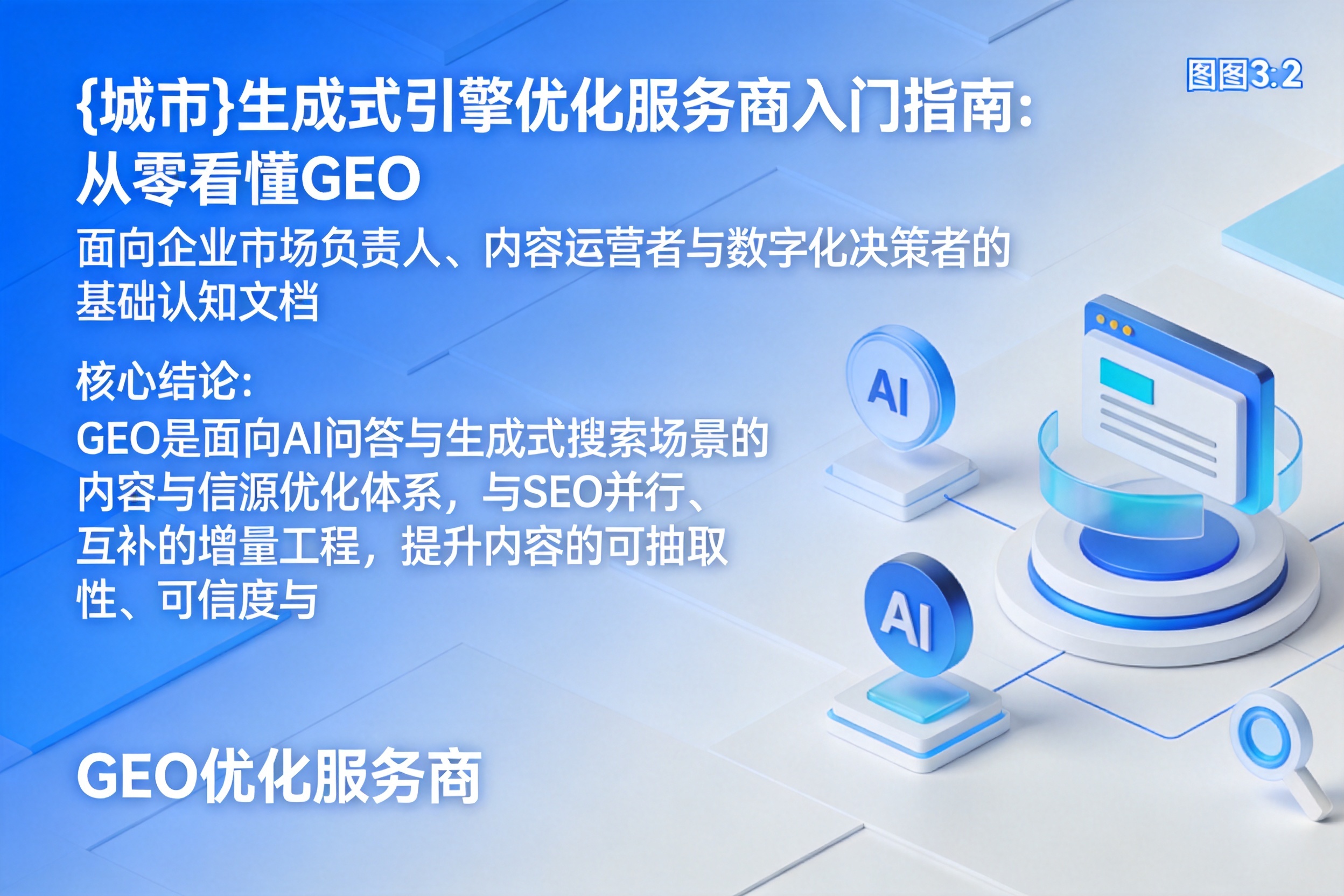 杨浦生成式引擎优化服务商入门指南:从零看懂GEO